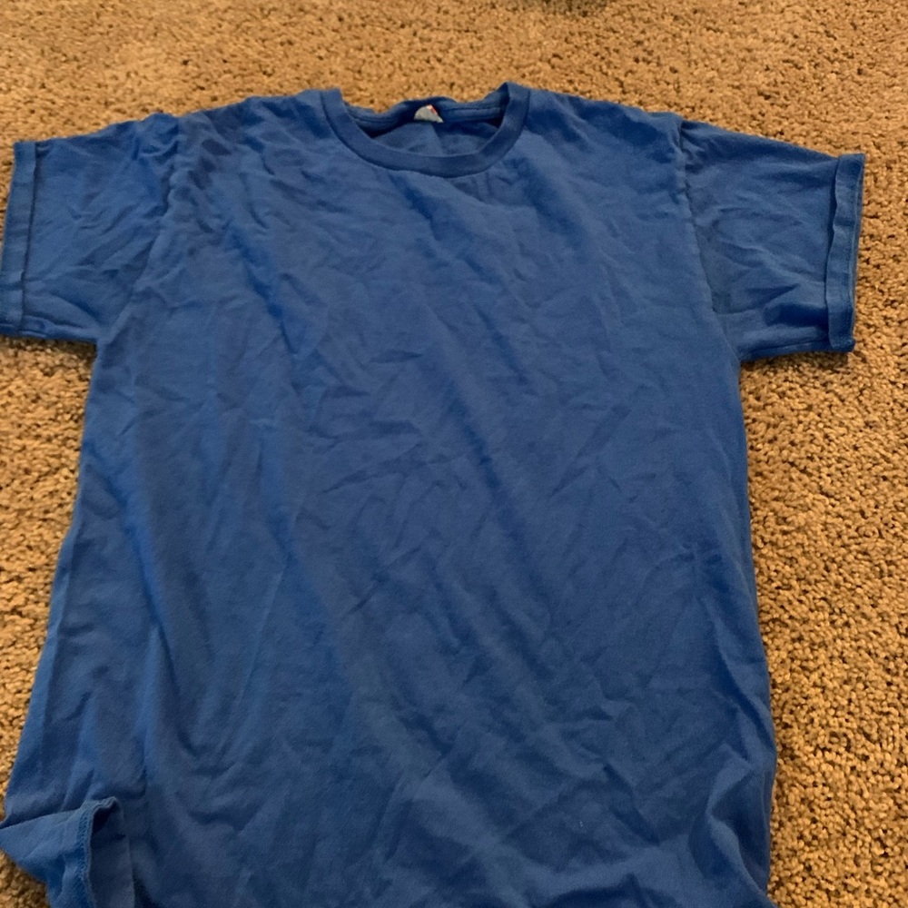 Blue bed shirt